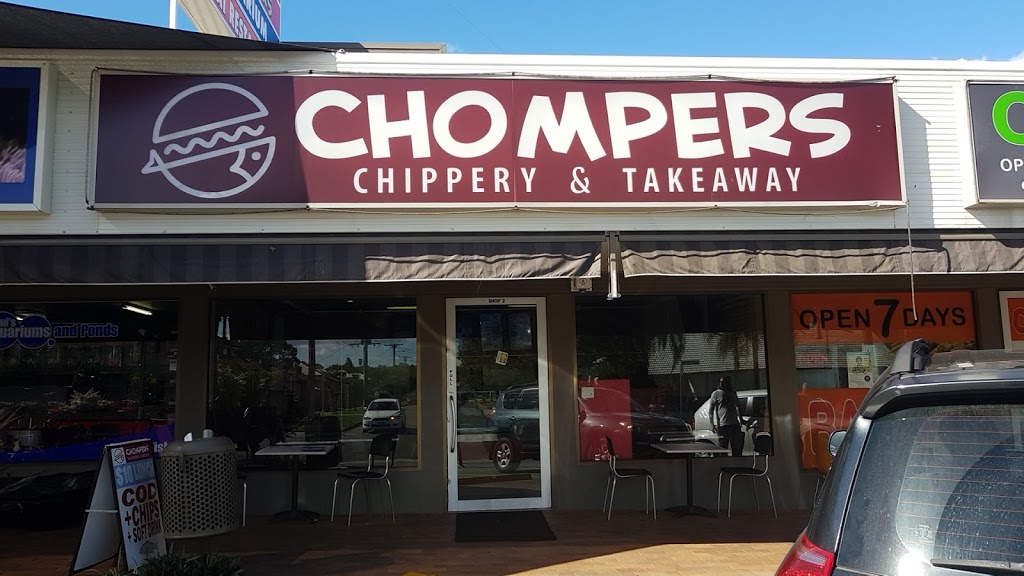 Chompers Chippery & Takeaway | meal takeaway | 2/1118 Oxley Rd, Oxley QLD 4075, Australia | 0735558020 OR +61 7 3555 8020