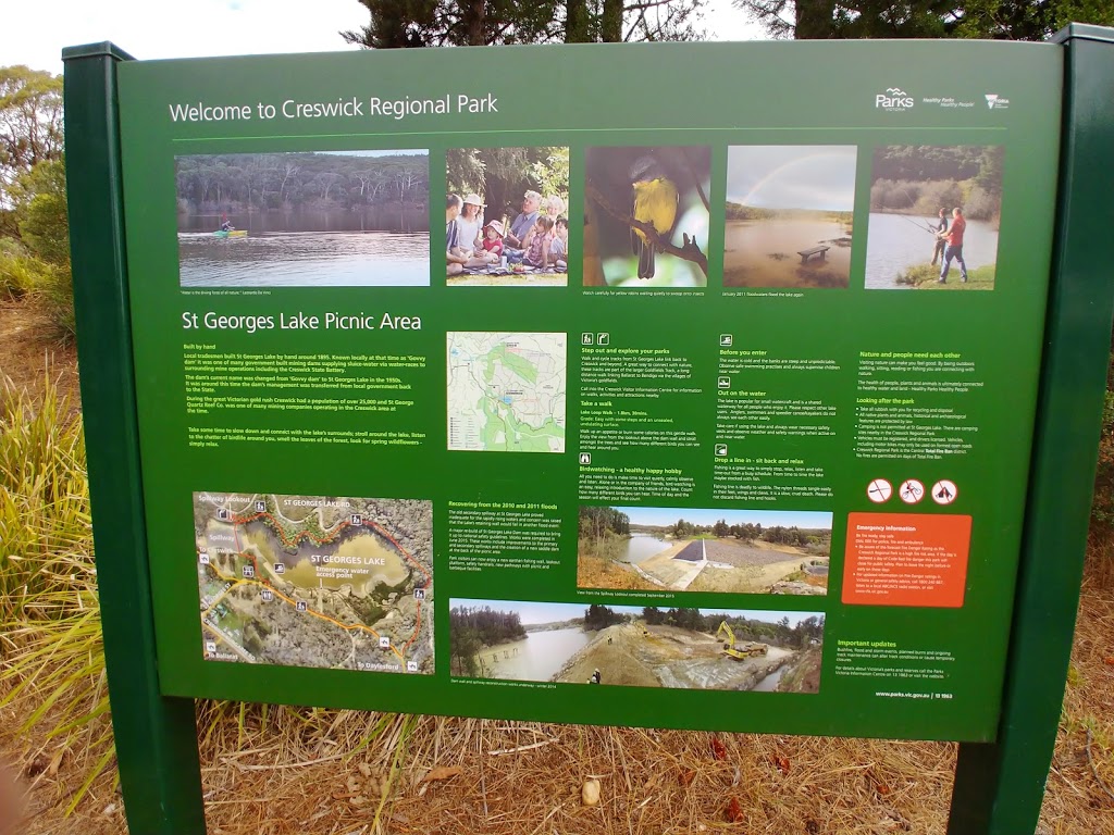 St Georges Lake | tourist attraction | St Georges Lake Rd, Creswick VIC 3363, Australia | 131963 OR +61 131963