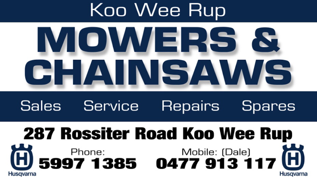 Koo Wee Rup Mowers and Chainsaws | 287-289 Rossiter Rd, Koo Wee Rup VIC 3981, Australia | Phone: (03) 5997 1385