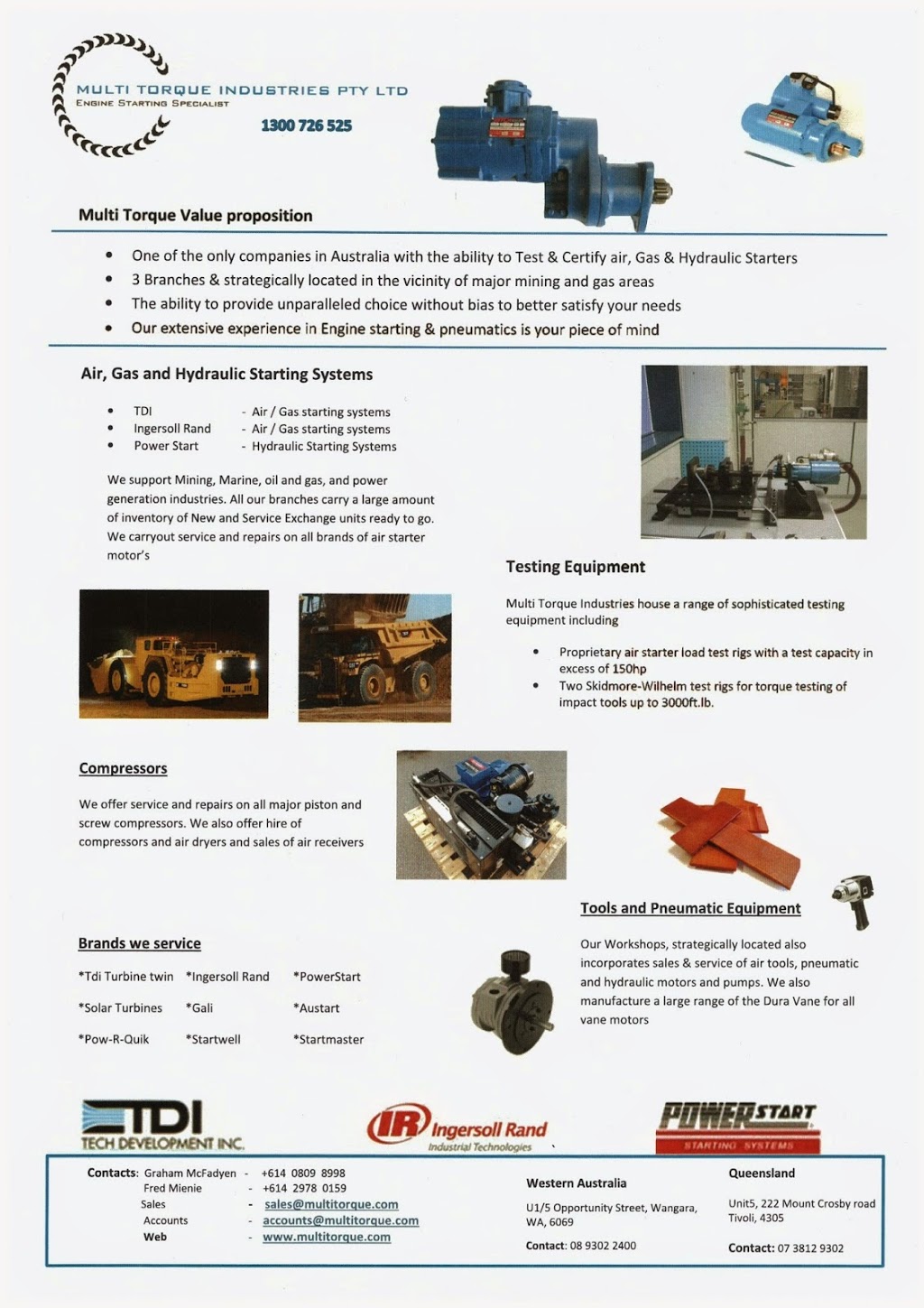Multi Torque Industries Pty Ltd | car repair | 2/40 Inspiration Dr, Wangara WA 6065, Australia | 0893022400 OR +61 8 9302 2400