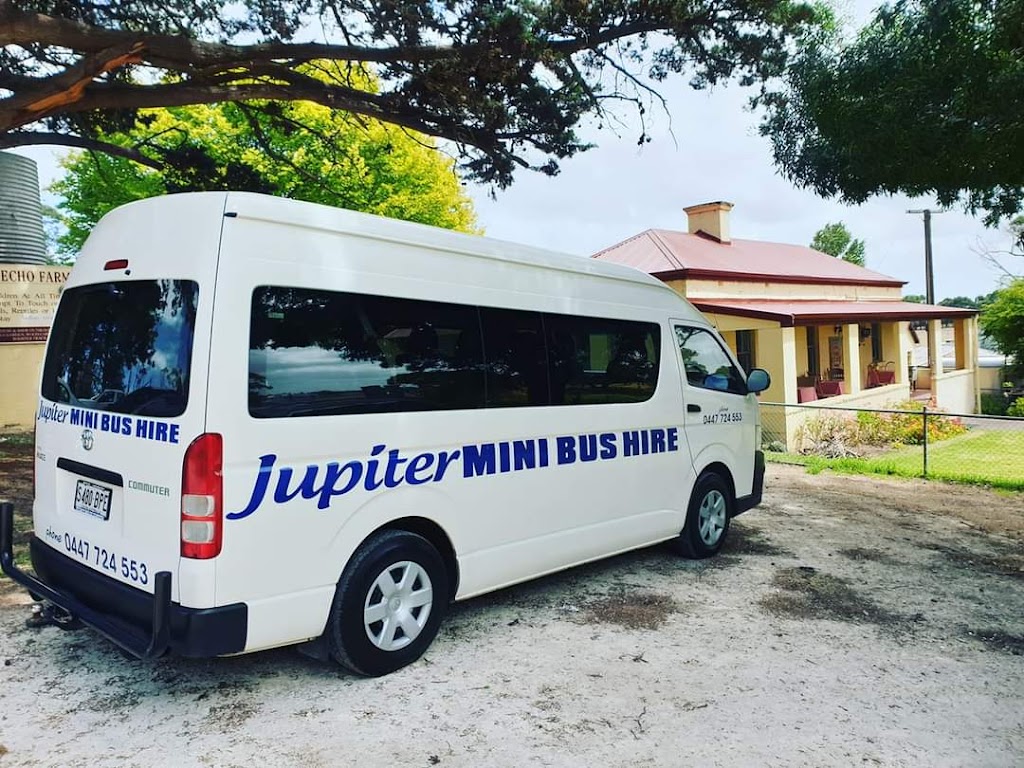 Jupiter Mini Bus Hire | point of interest | 200 Attamurra Rd, Glenburnie SA 5291, Australia | 0447724553 OR +61 447 724 553