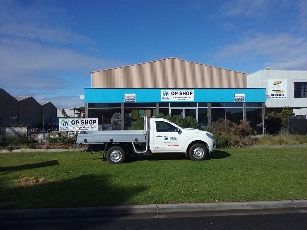 Habitat for Humanity Op Shop | store | 17 Henry Wilson Dr, Capel Sound VIC 3940, Australia | 0359822676 OR +61 3 5982 2676