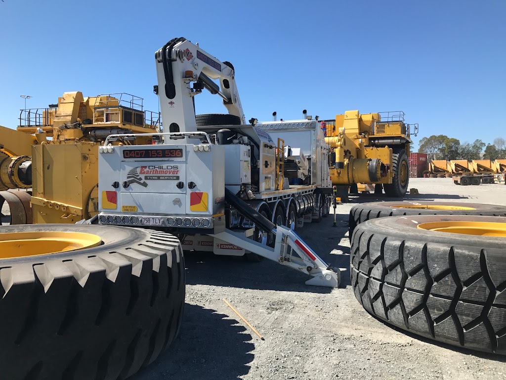 Childs Earthmover Tyre Service | 73 Macaulay Rd, Emerald QLD 4720, Australia | Phone: 0414 796 189