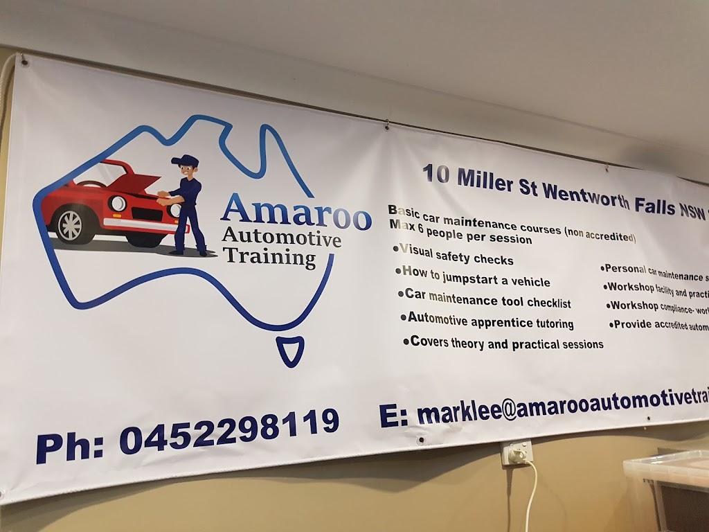 Amaroo Automotive Training | 10 Miller St, Wentworth Falls NSW 2782, Australia | Phone: 0452 298 119