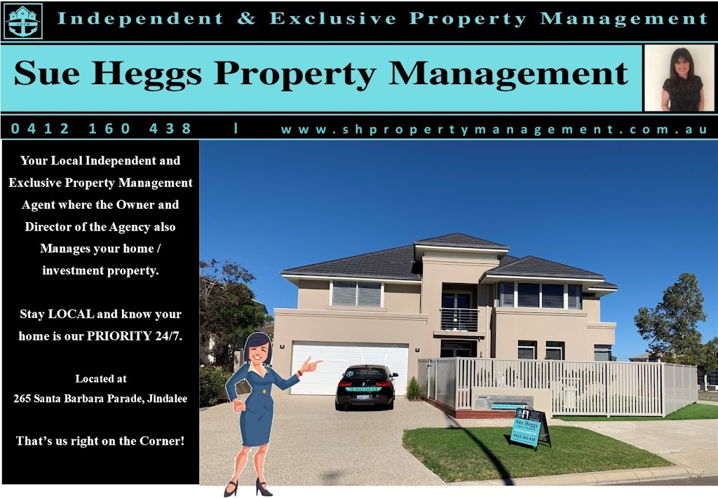 Sue Heggs Property Management | Santa Barbara Parade, Jindalee WA 6036, Australia | Phone: 0412 160 438