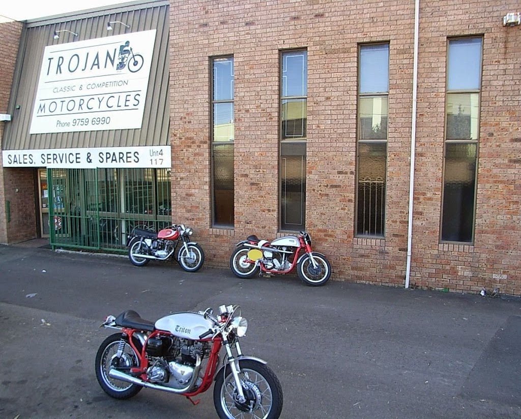Trojan Classic Motorcycles | 4/117 Punchbowl Rd, Belfield NSW 2191, Australia | Phone: (02) 9759 6990