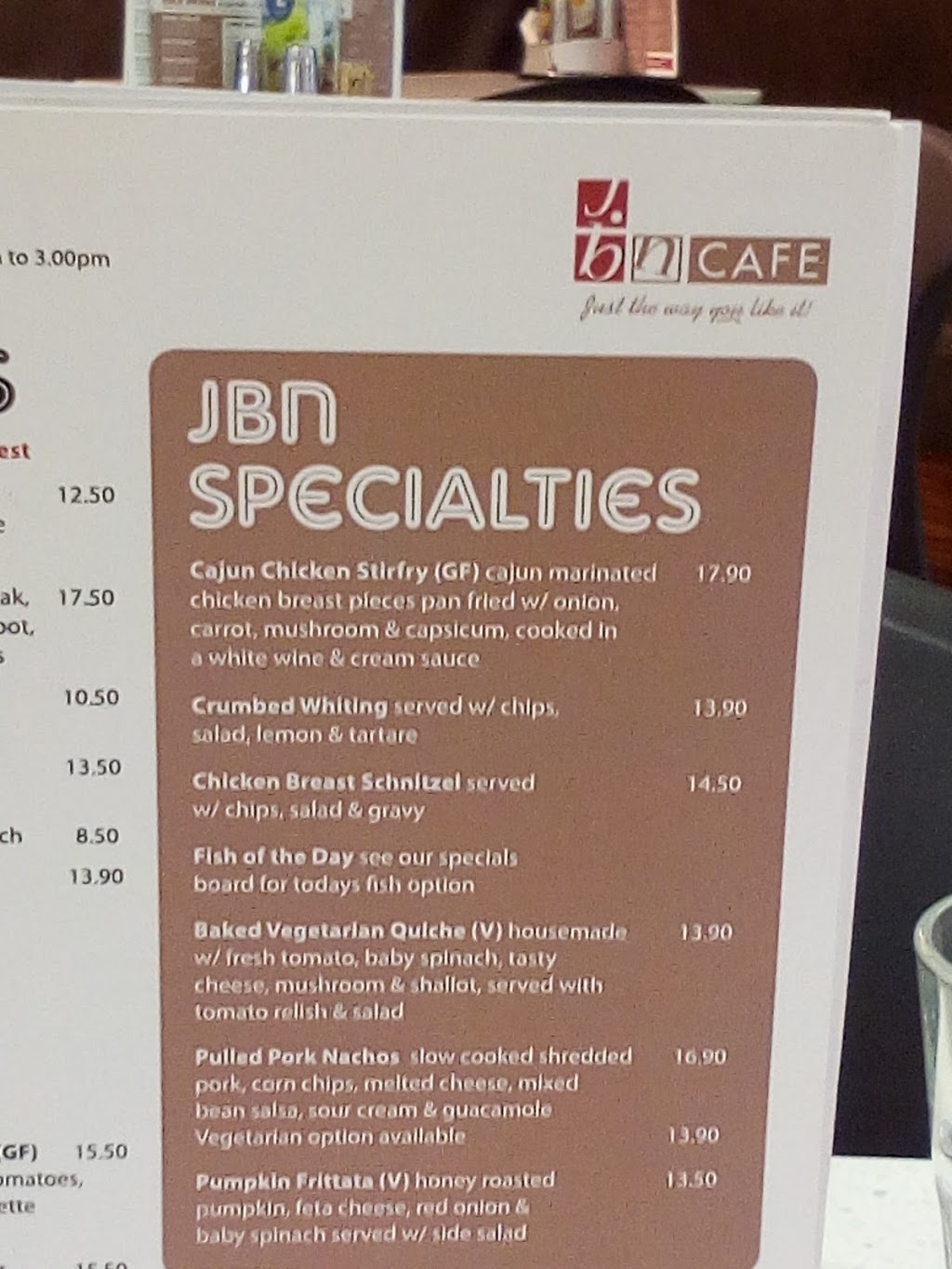 JBN Cafe | 253 Pacific Hwy, Coffs Harbour NSW 2450, Australia | Phone: (02) 6650 9900