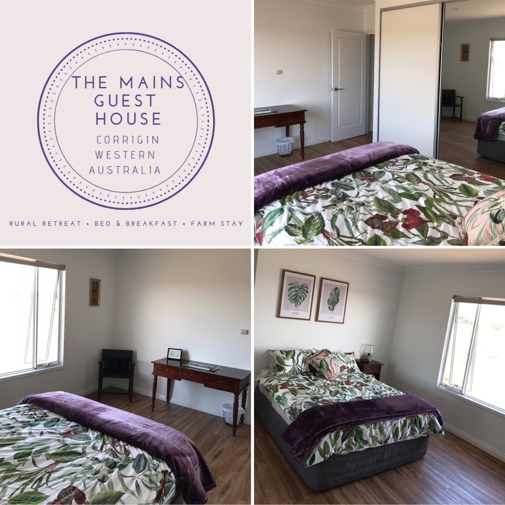 The Mains Guest House | lodging | 6005 Bruce Rock-Corrigin Rd, Corrigin WA 6375, Australia | 0427772323 OR +61 427 772 323