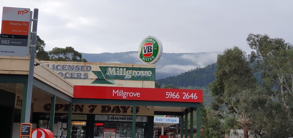 Millgrove Licensed Grocers | supermarket | 3039 Warburton Hwy, Millgrove VIC 3799, Australia | 0359662646 OR +61 3 5966 2646