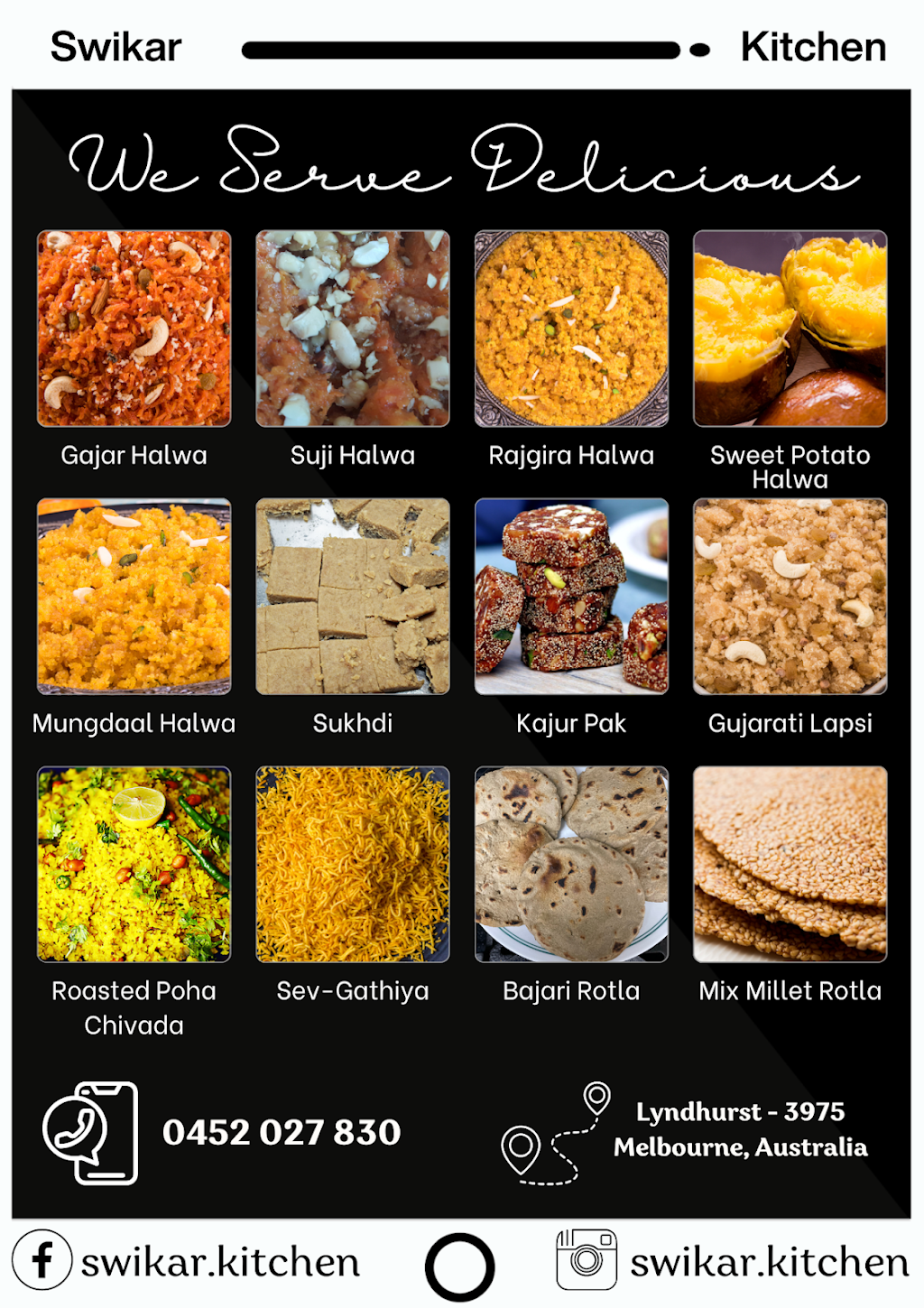 Swikars Kitchen | Carabeen Way, Lyndhurst VIC 3975, Australia | Phone: 0452 027 830