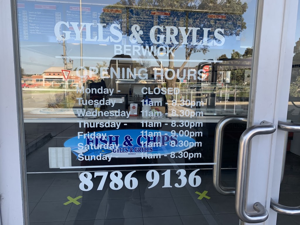 Gylls & Grylls Fish & Chippery Berwick | 1/240-246 Clyde Rd, Berwick VIC 3806, Australia | Phone: (03) 8786 9136