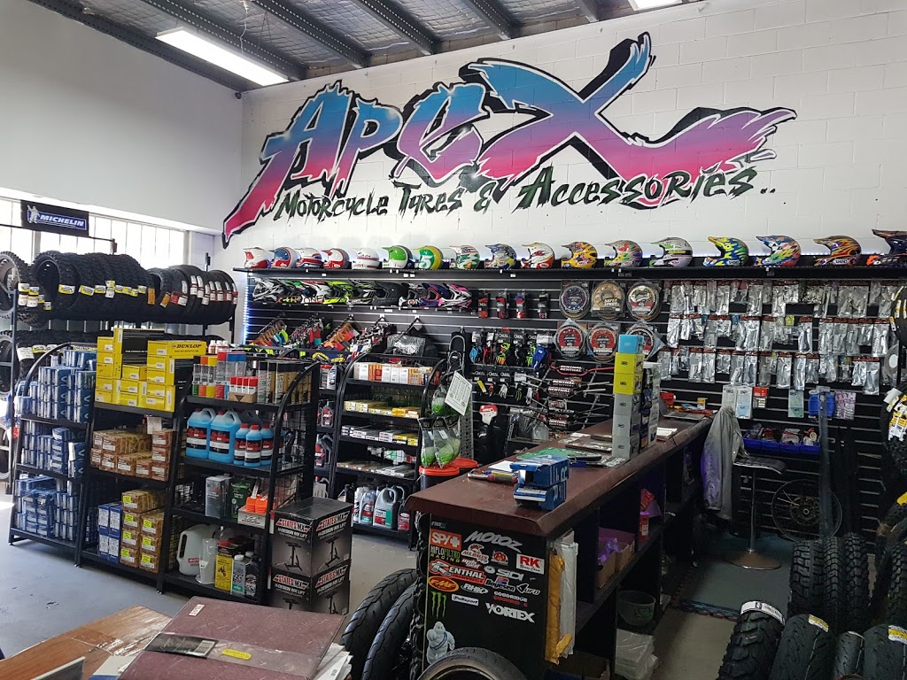 Apex Motorcycles Tyres And Accessories | The Suncoast Centre, 10/2 Main Dr, Bokarina QLD 4575, Australia | Phone: 0411 234 559