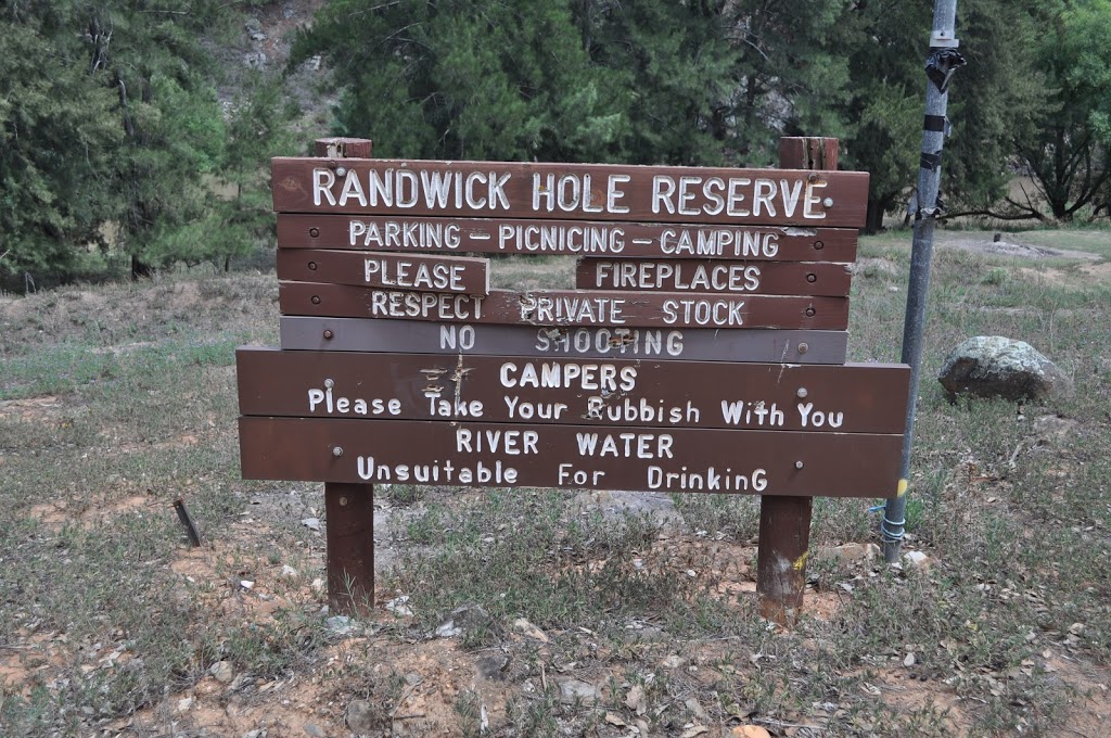 Randwick Hole Reserve | campground | Bruinbun NSW 2795, Australia