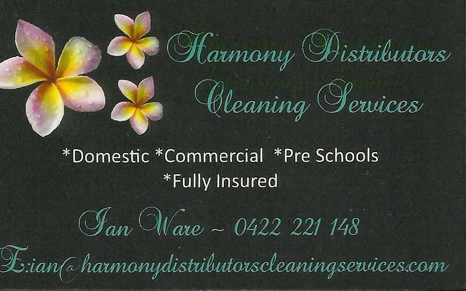 Harmony Distributors Cleaning Services | 30 Bay Rd, The Entrance NSW 2261, Australia | Phone: 0422 221 148