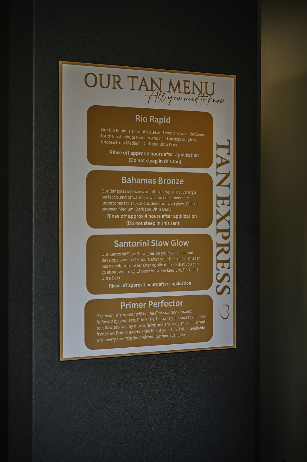 Tan Express | 2A Tailby St, Campbelltown NSW 2560, Australia | Phone: 0474 434 090