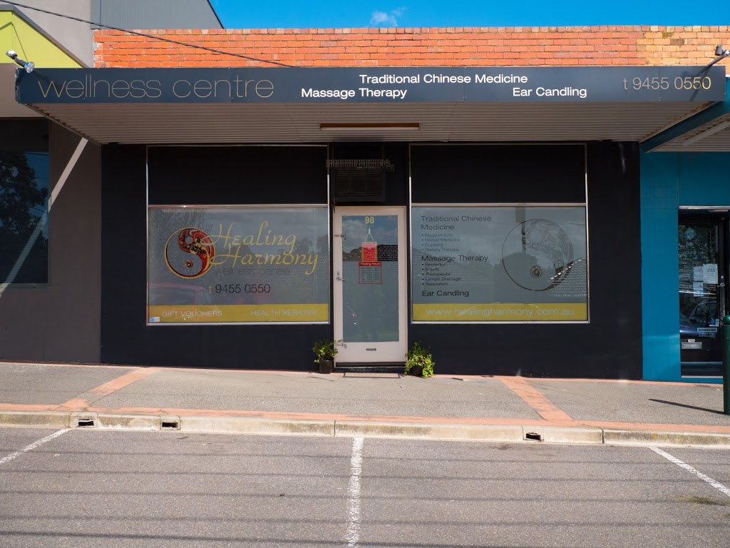 Healing Harmony Wellness Centre | 98 St James Rd, Heidelberg VIC 3084, Australia | Phone: (03) 9455 0550