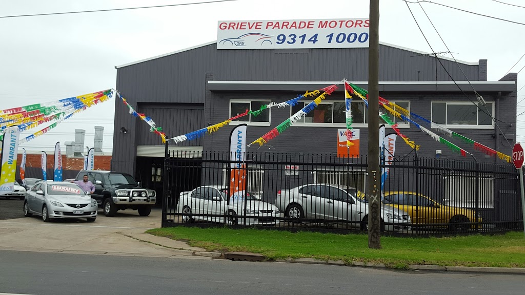 Grieve Parade Motors - Used Car Dealers Melbourne | car dealer | 37 Clelland Rd, Brooklyn VIC 3012, Australia | 0393141000 OR +61 3 9314 1000