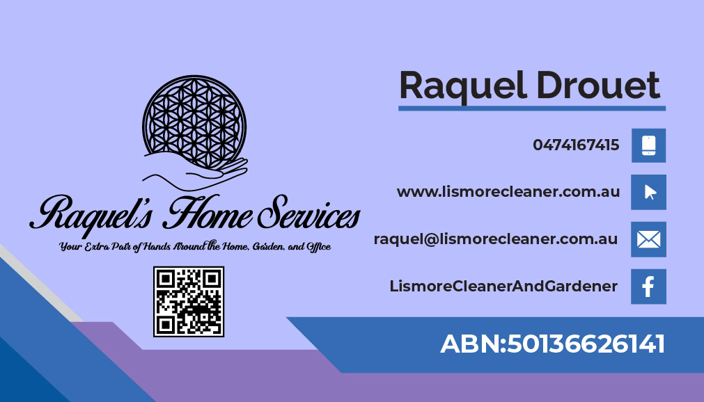 Raquels Home Services | 5 Alphadale Rd, Lindendale NSW 2480, Australia | Phone: 0474 167 415