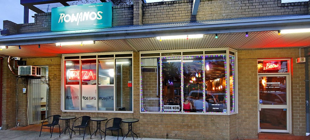 Rowanos restaurant | 99 Switchback Rd, Chirnside Park VIC 3116, Australia | Phone: (03) 9739 4000