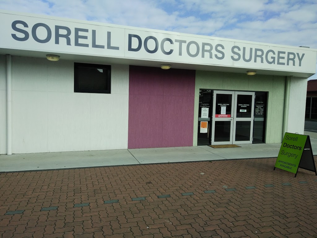 Sorell Doctors Surgery | doctor | 31 Gordon St, Sorell TAS 7172, Australia | 0361651595 OR +61 3 6165 1595
