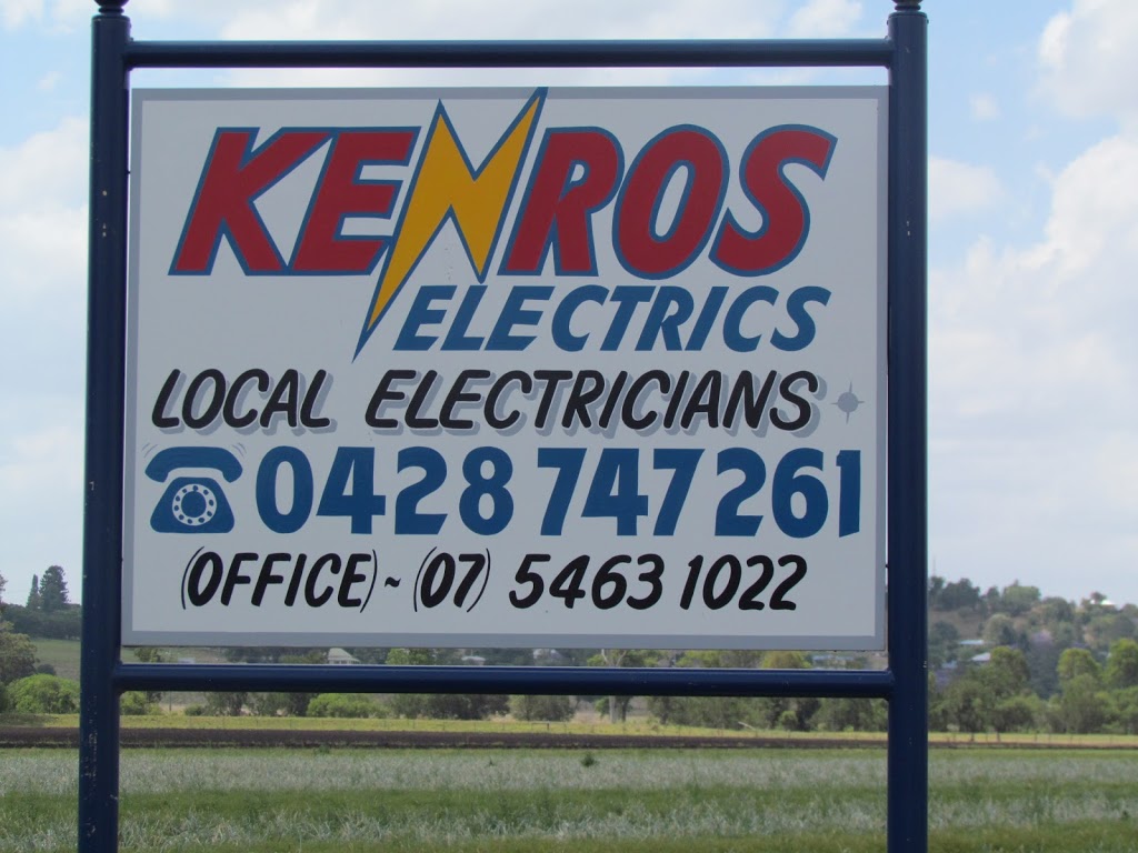 Kenros Electrics | 139 Hoya Rd, Boonah QLD 4310, Australia | Phone: (07) 5463 1022