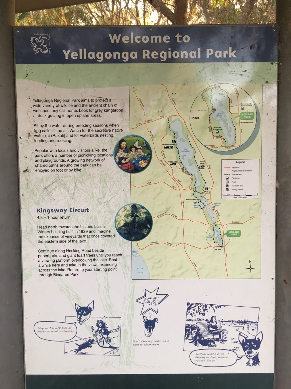 Yellagonga Regional Park | park | Australia, Western Australia, Kingsley, Unnamed Road邮政编码: 6026