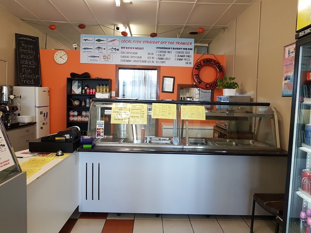 Awesome Fish & Chips | meal takeaway | 337 Esplanade, Lakes Entrance VIC 3909, Australia | 0351553166 OR +61 3 5155 3166