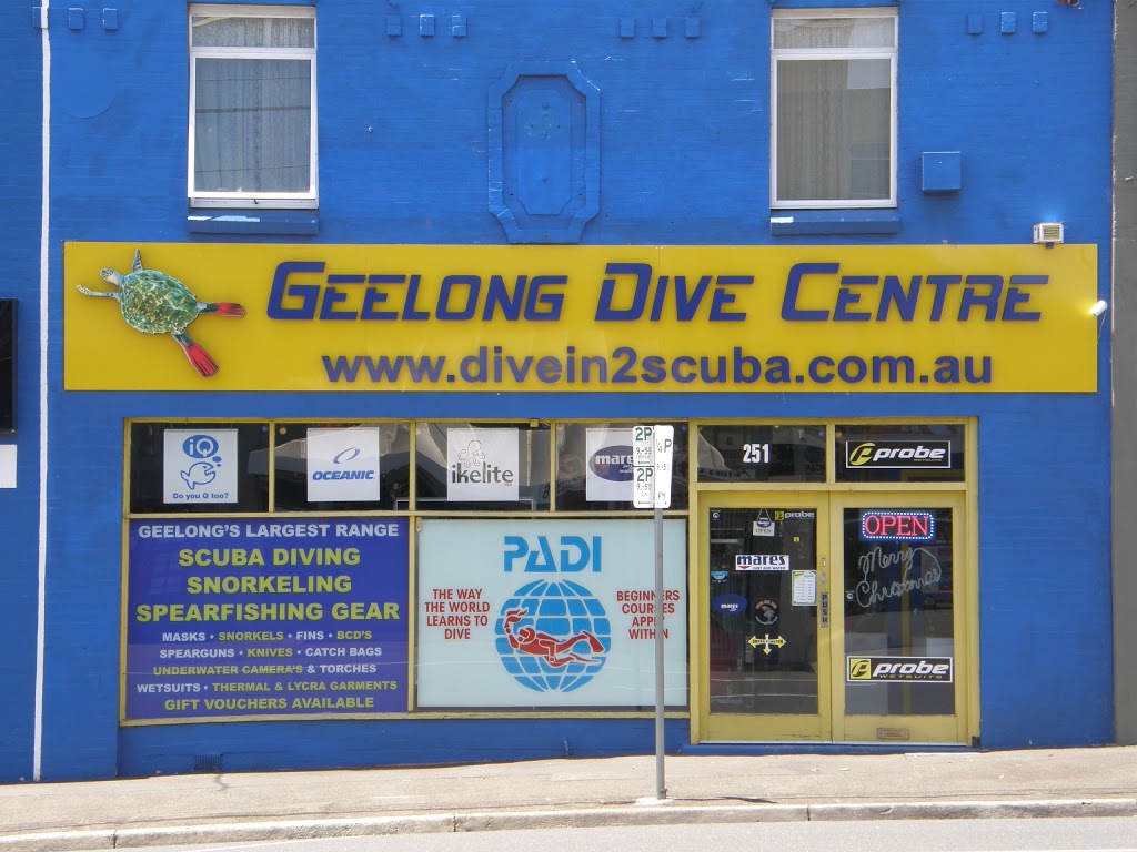 Geelong Dive Centre | store | 251 Moorabool St, Geelong VIC 3220, Australia | 0352213342 OR +61 3 5221 3342