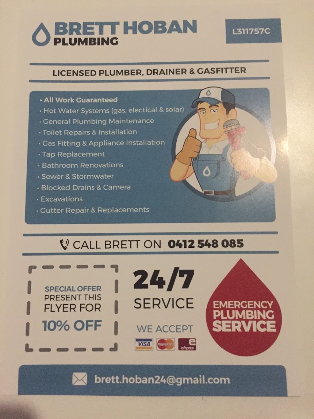 Brett Hoban Plumbing | plumber | 19 Kennedy St, Swansea NSW 2281, Australia | 0412548085 OR +61 412 548 085