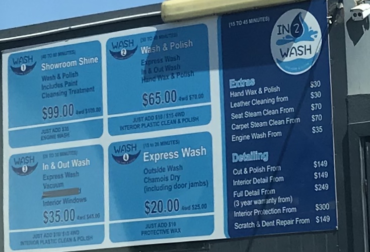 In2 wash car care (Essendon) | car wash | 100 bulla road Dfo car park, Essendon Fields VIC 3041, Australia | 0399377590 OR +61 3 9937 7590