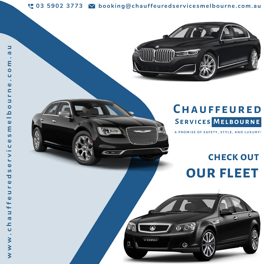 Chauffeured Services Melbourne | 4 Platt Cl, Pakenham VIC 3810, Australia | Phone: 0432 075 518