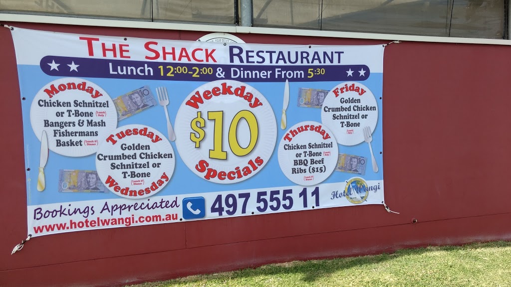 The Shack Restaurant | restaurant | 230 Watkins Rd, Wangi Wangi NSW 2267, Australia | 0249755511 OR +61 2 4975 5511