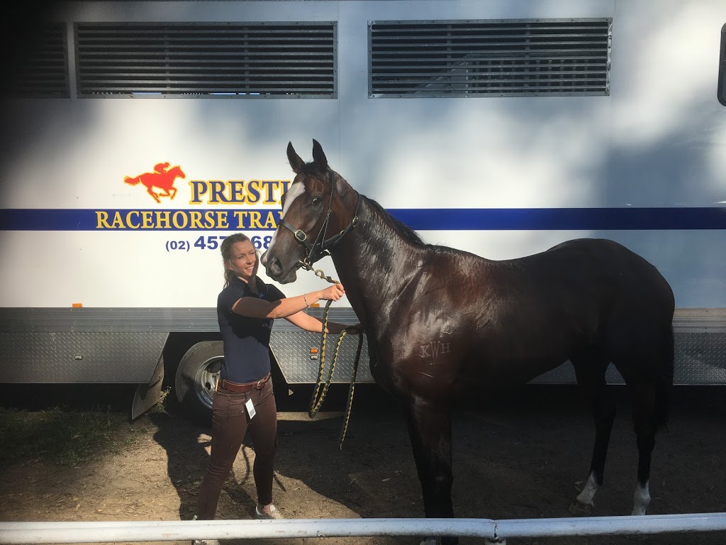 Prestige Racehorse Transport Pty Ltd | 131 Racecourse Rd, Clarendon NSW 2756, Australia | Phone: (02) 4577 6879