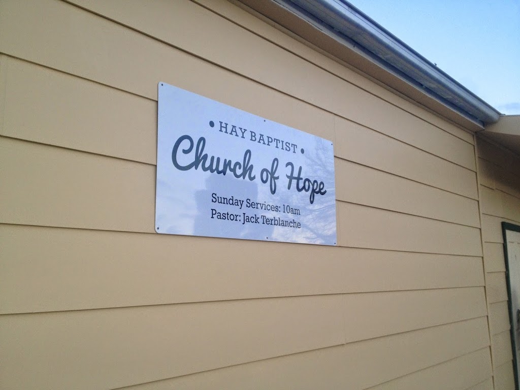 Hay Baptist Church of Hope | church | 439 Church St, Hay NSW 2711, Australia