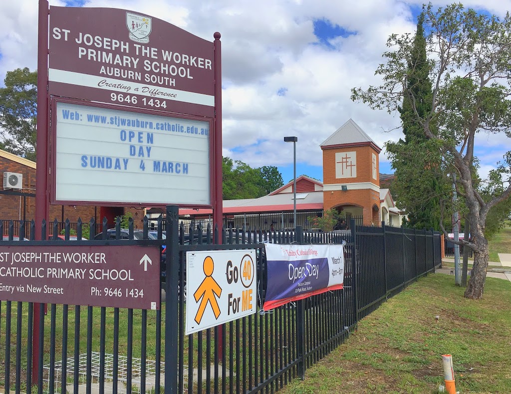 St Joseph the Worker Catholic Primary School | school | 2 New St, Auburn NSW 2144, Australia | 0296461434 OR +61 2 9646 1434