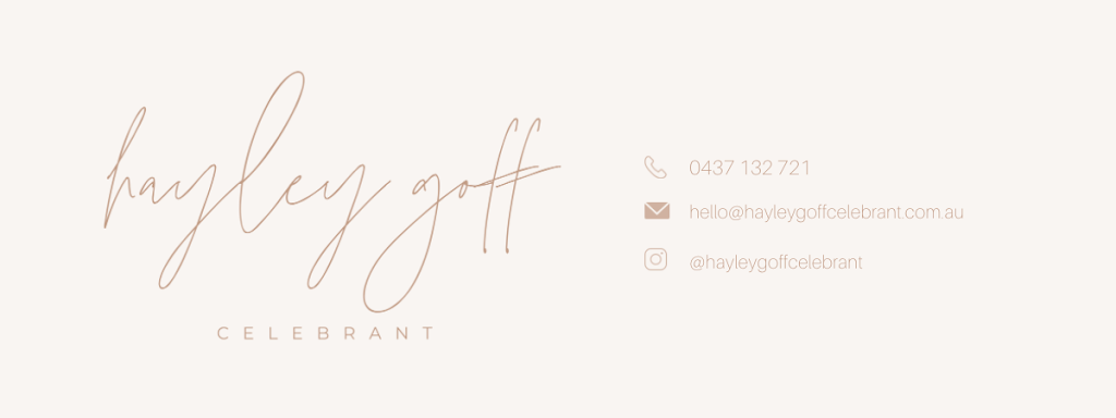 Hayley Goff Celebrant | Babylon Cl, Buderim QLD 4556, Australia | Phone: 0437 132 721