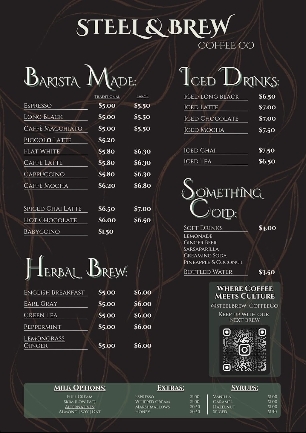 Steel & brew coffee co | 4406 Pacific Hwy, Twelve Mile Creek NSW 2324, Australia | Phone: 0422 960 556