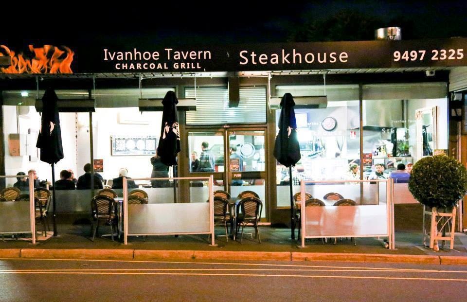 Ivanhoe Tavern Charcoal Grill Steakhouse | restaurant | 250 Upper Heidelberg Rd, Ivanhoe VIC 3079, Australia | 0394972325 OR +61 3 9497 2325