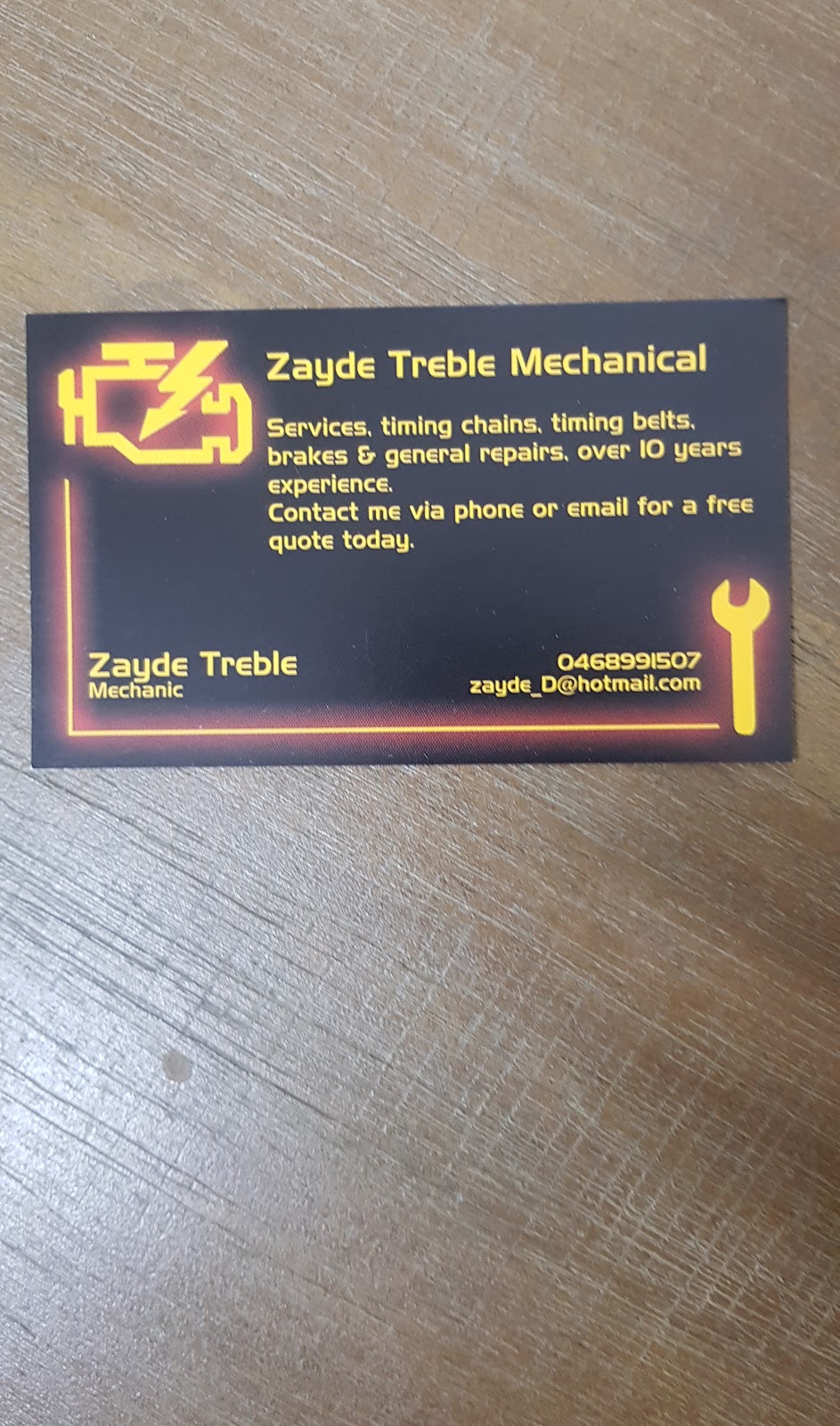 Zayde Treble Mechanical | 18, Epsom VIC 3551, Australia | Phone: 0468 991 507