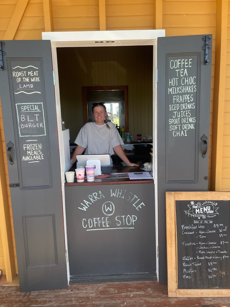 Warra Whistle Coffee Stop | 1 Talbot St, Warra QLD 4411, Australia | Phone: 0419 789 351