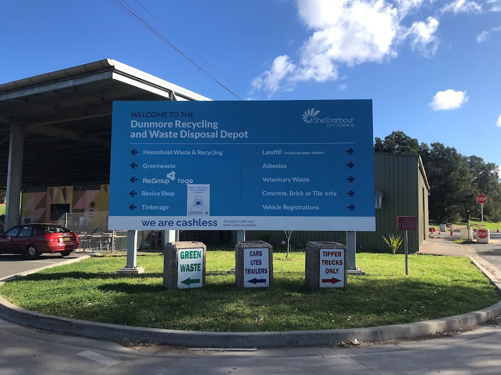 Dunmore Recycling & Waste Disposal Depot |  | 44 Buckleys Rd, Dunmore NSW 2529, Australia | 0242216200 OR +61 2 4221 6200