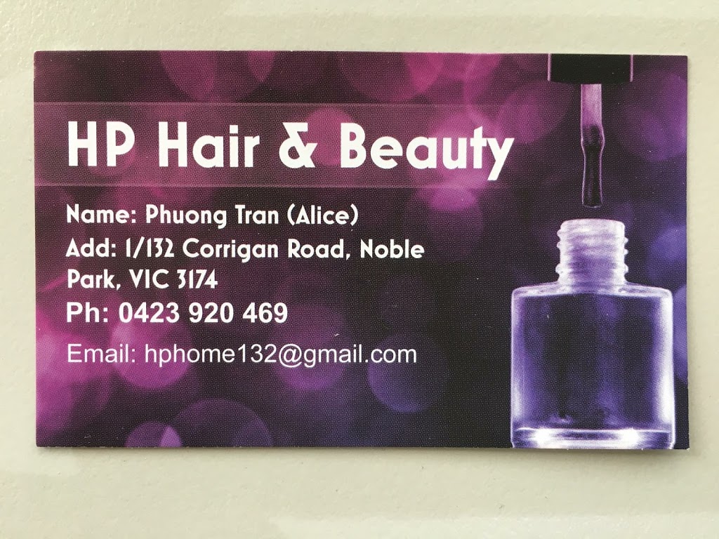HP Hair & Beauty | hair care | 132 Corrigan Rd, Noble Park VIC 3174, Australia | 0423920469 OR +61 423 920 469