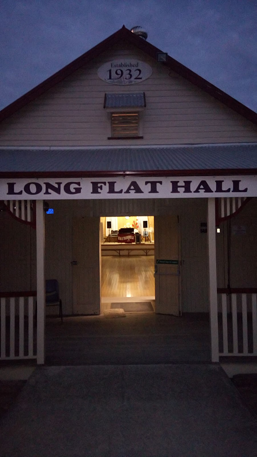 Long Flat Hall |  | 705 Mary Valley Rd, Long Flat QLD 4570, Australia | 0754824934 OR +61 7 5482 4934