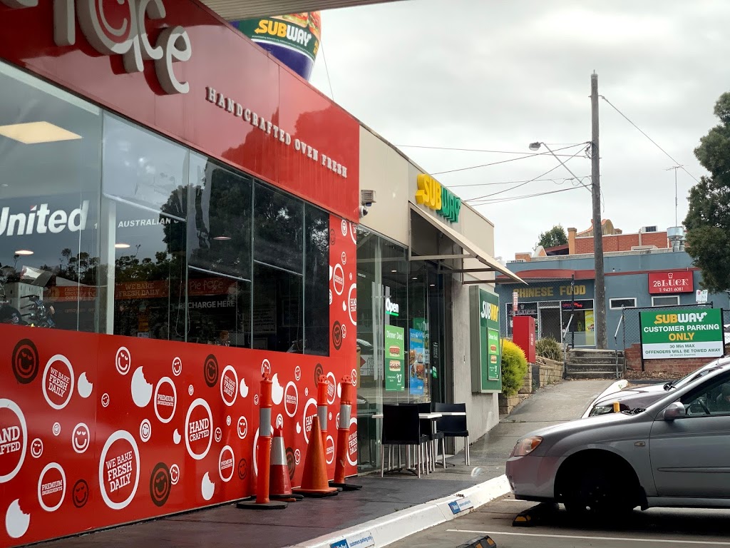 United (Pie Face) | gas station | 1050 Main Rd, Eltham VIC 3095, Australia | 0384180901 OR +61 3 8418 0901
