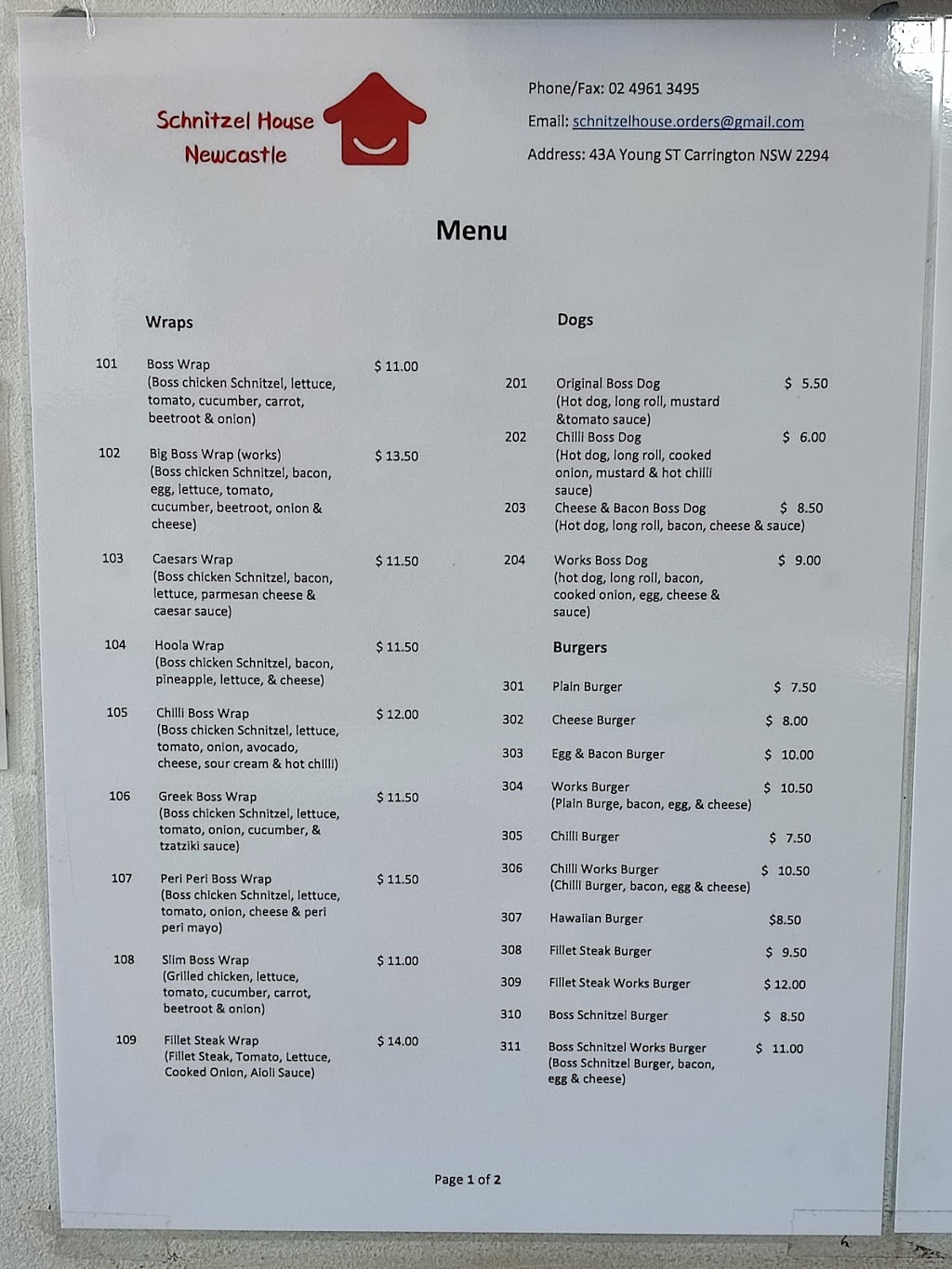 Schnitzel House Newcastle | 43A Young St, Carrington NSW 2294, Australia | Phone: (02) 4961 3495
