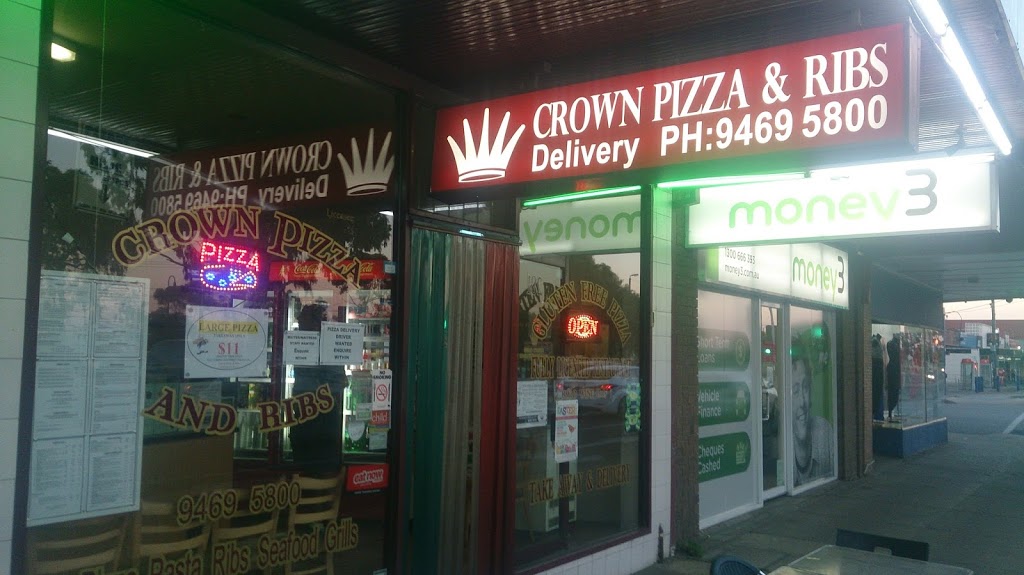 Crown Pizza and Ribs | meal delivery | 299 Spring St, Reservoir VIC 3073, Australia | 0394695800 OR +61 3 9469 5800