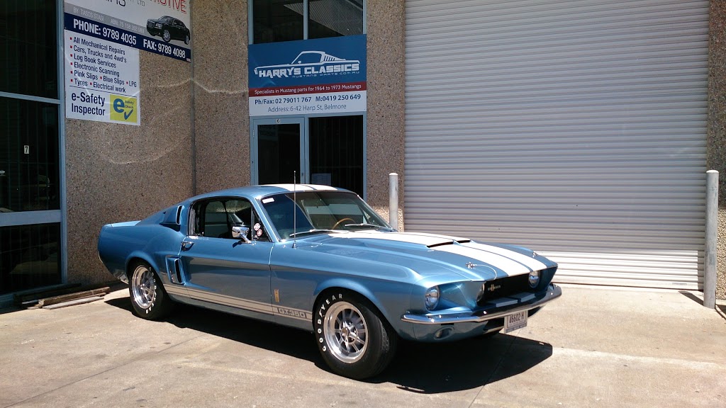 Harrys Classics Mustang Parts | 6/42 Harp Street, Belmore, Sydney NSW 2192, Australia | Phone: (02) 7901 1767