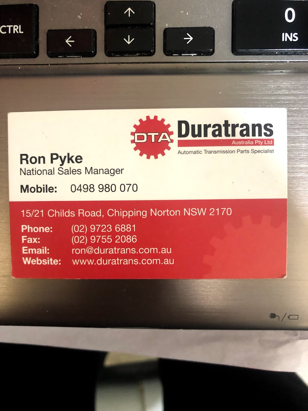 Duratrans Australia p/l | Childs Rd, Chipping Norton NSW 2170, Australia | Phone: 0498 980 070