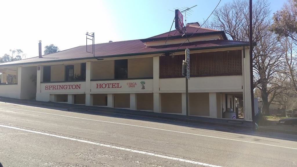 Springton Hotel | lodging | 16 Miller St, Springton SA 5235, Australia | 0885682290 OR +61 8 8568 2290
