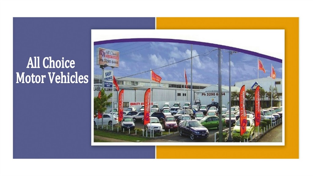 All Choice Motor Vehicles | car dealer | 19-21 Kingston Rd, Woodridge QLD 4114, Australia | 0732906444 OR +61 7 3290 6444